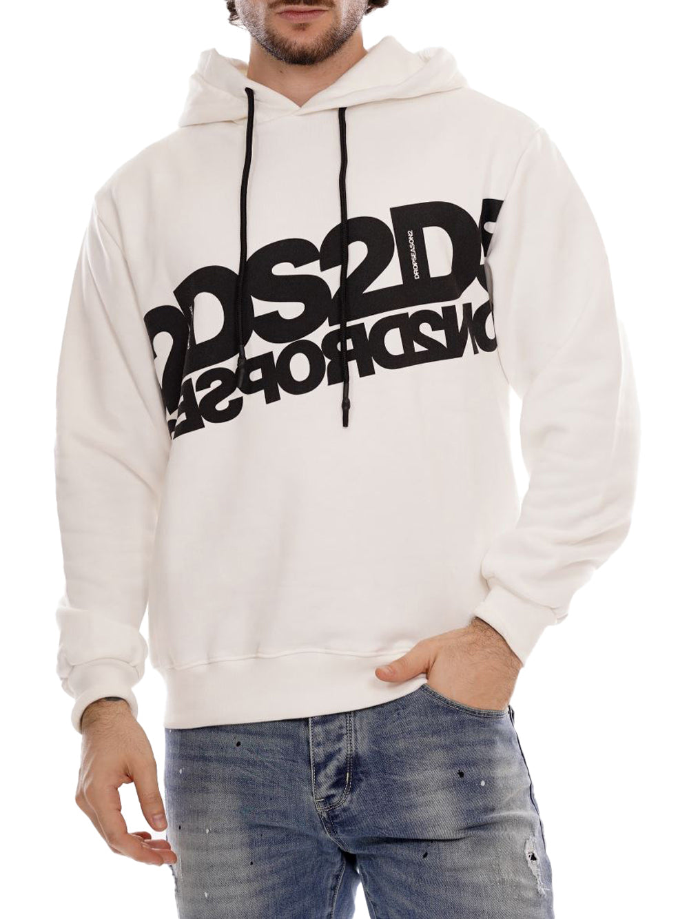 DROP SEASON 2 Felpa Uomo - Bianco modello FW252108