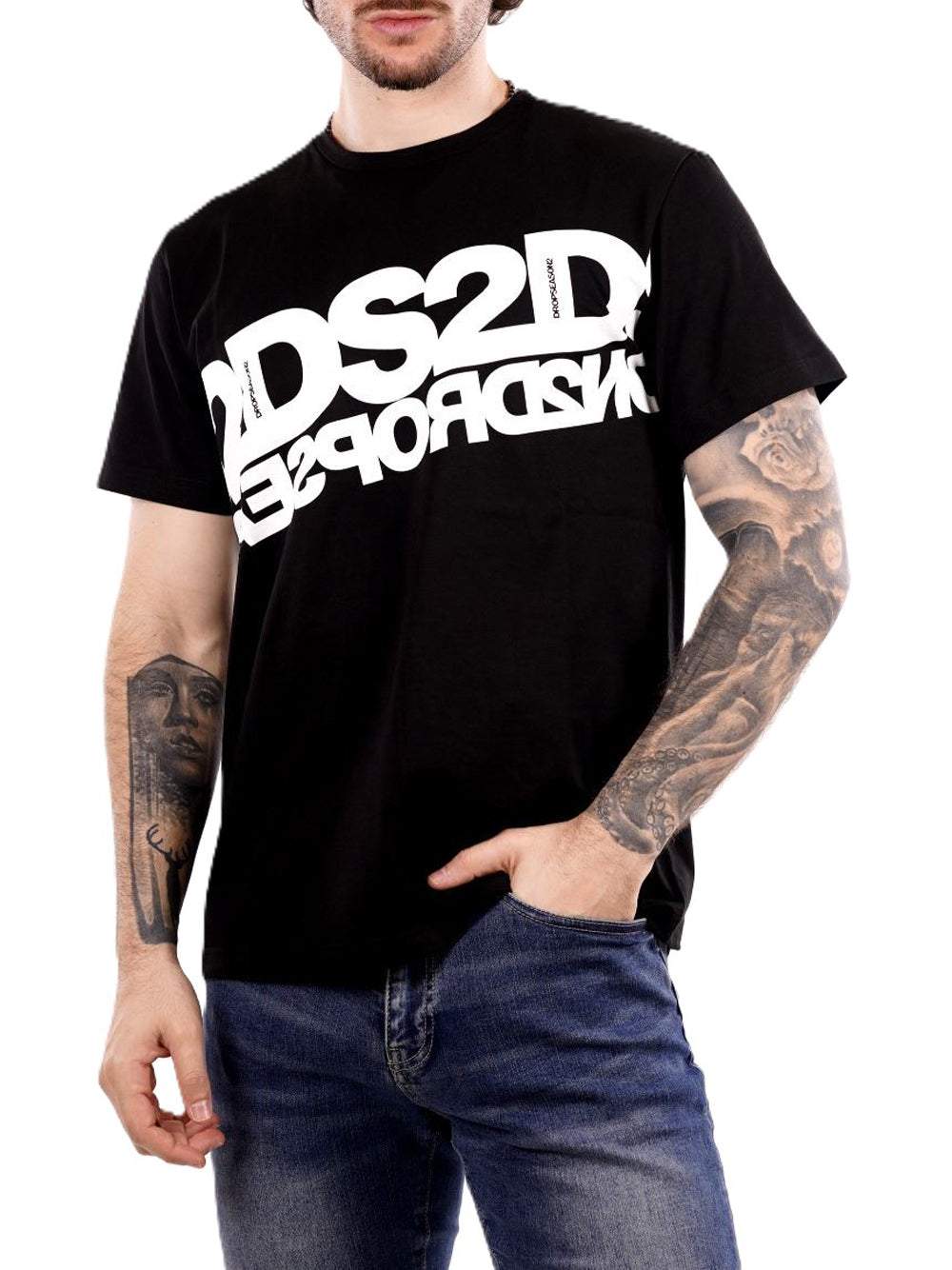 DROP SEASON 2 T-shirt Uomo - Nero modello FW252109