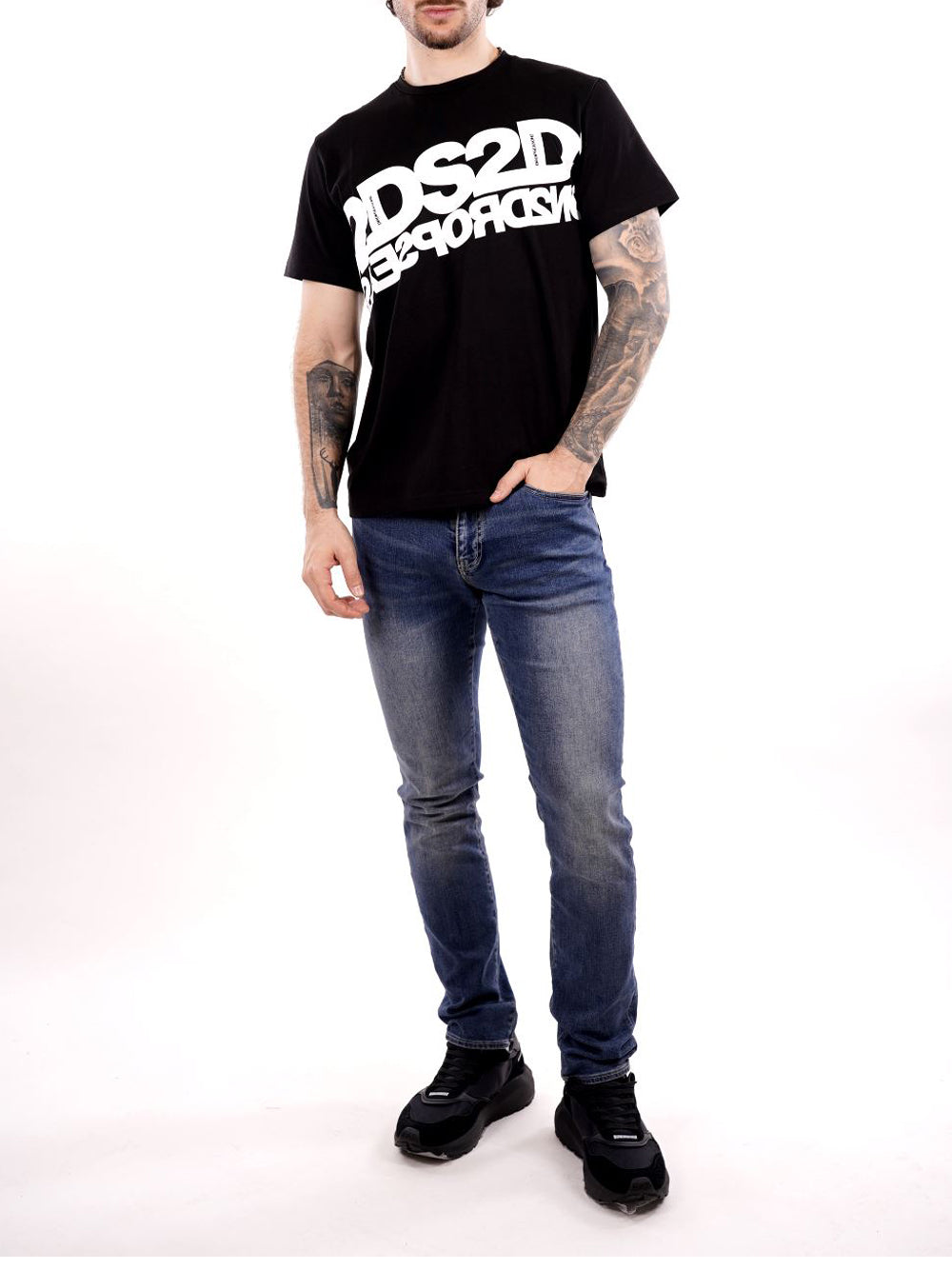 DROP SEASON 2 T-shirt Uomo - Nero modello FW252109