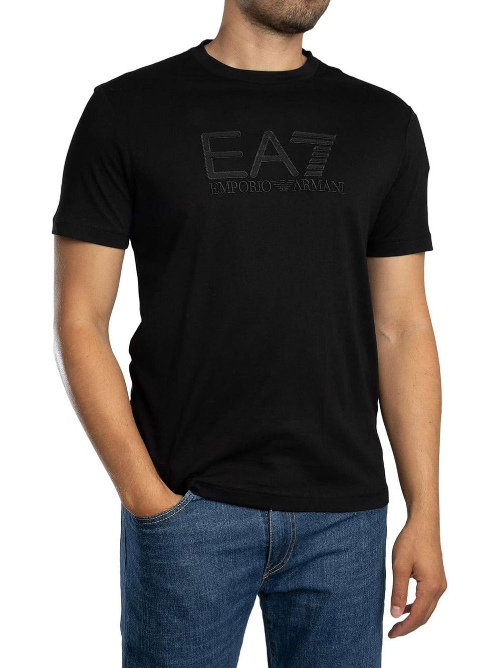EA7 T-shirt Uomo - Nero modello 7M000898AF10375