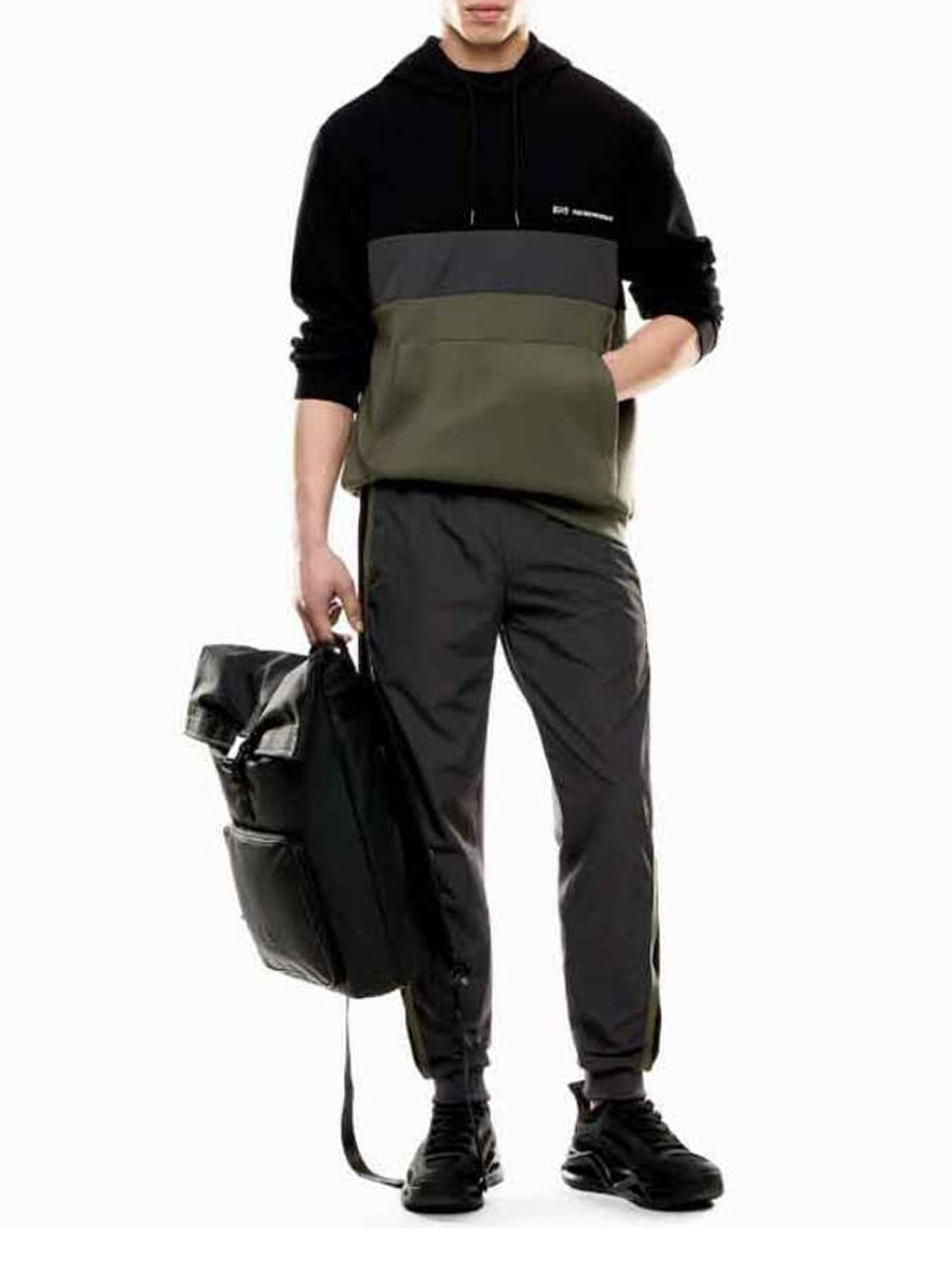 EA7 Felpa Uomo - Nero modello 7M000937AF17003