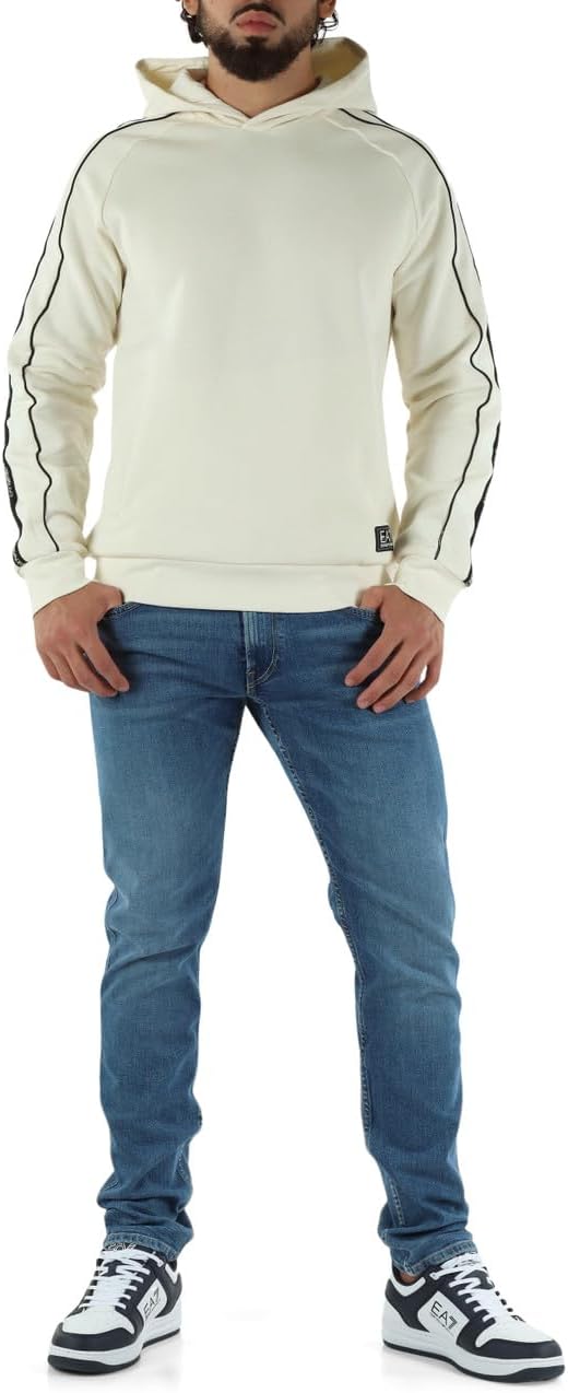 EA7 Felpa Uomo - Bianco modello 7M000972AF10377