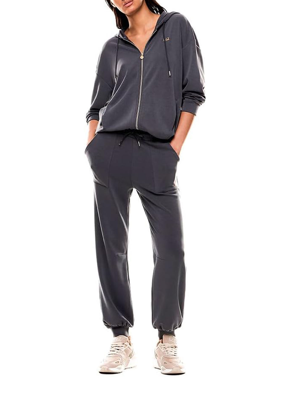 EA7 Felpa Donna - Grigio modello 7W000192AF12643