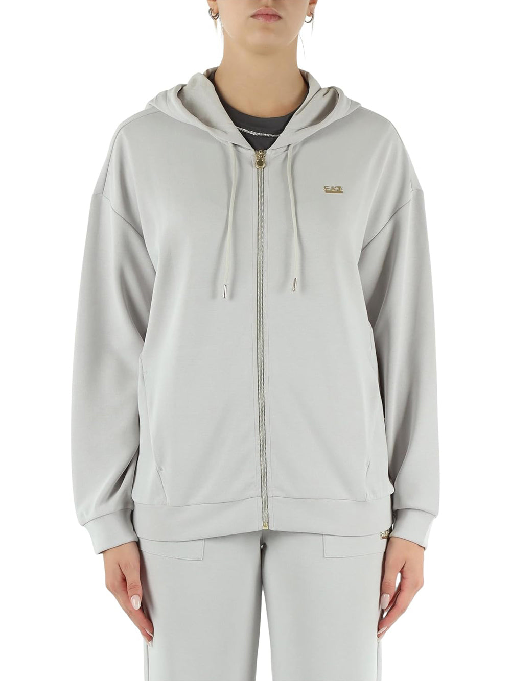 EA7 Felpa Donna - Grigio modello 7W000192AF12643