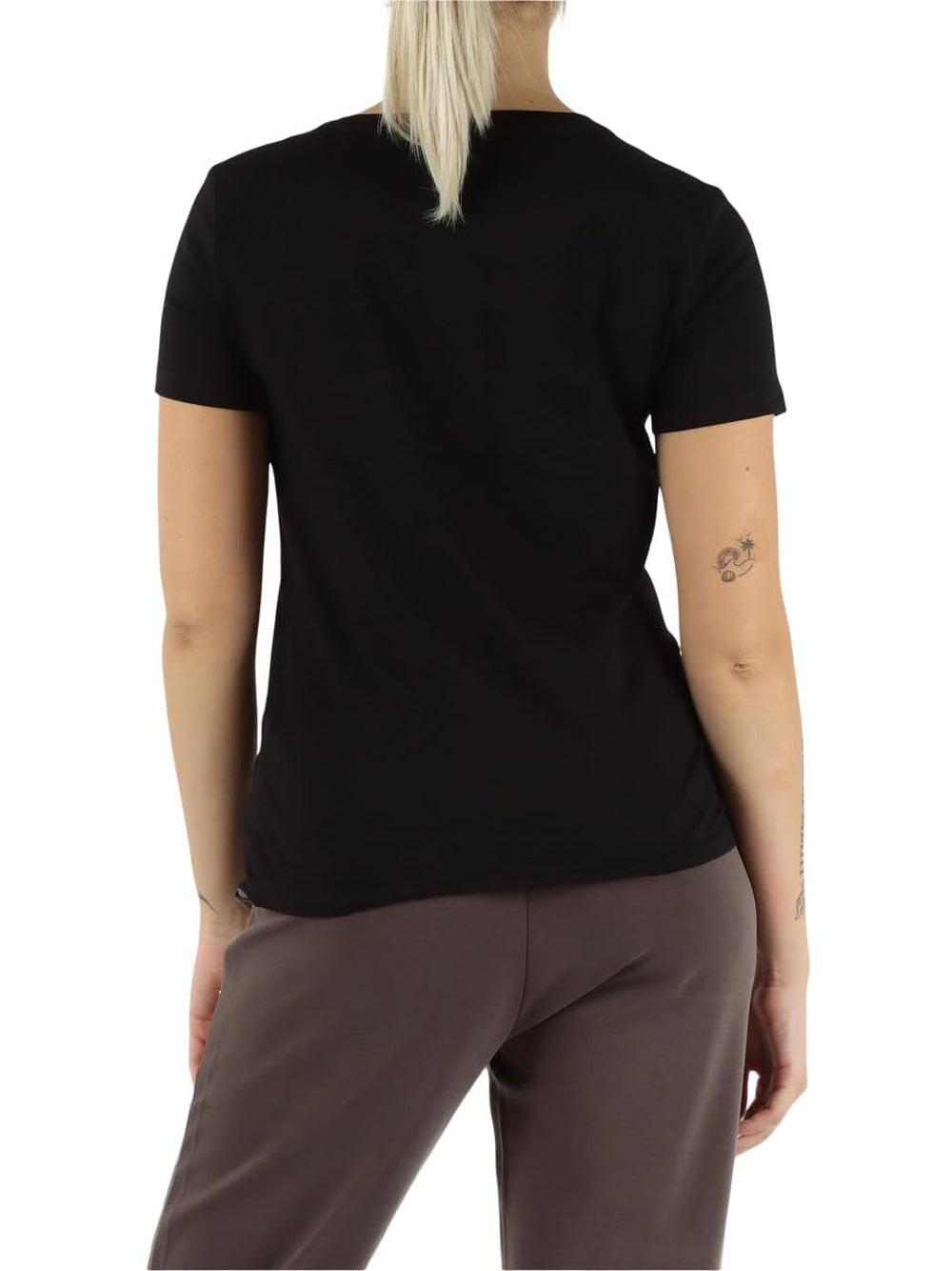 EA7 T-shirt Donna - Nero modello 7W000536AF10373