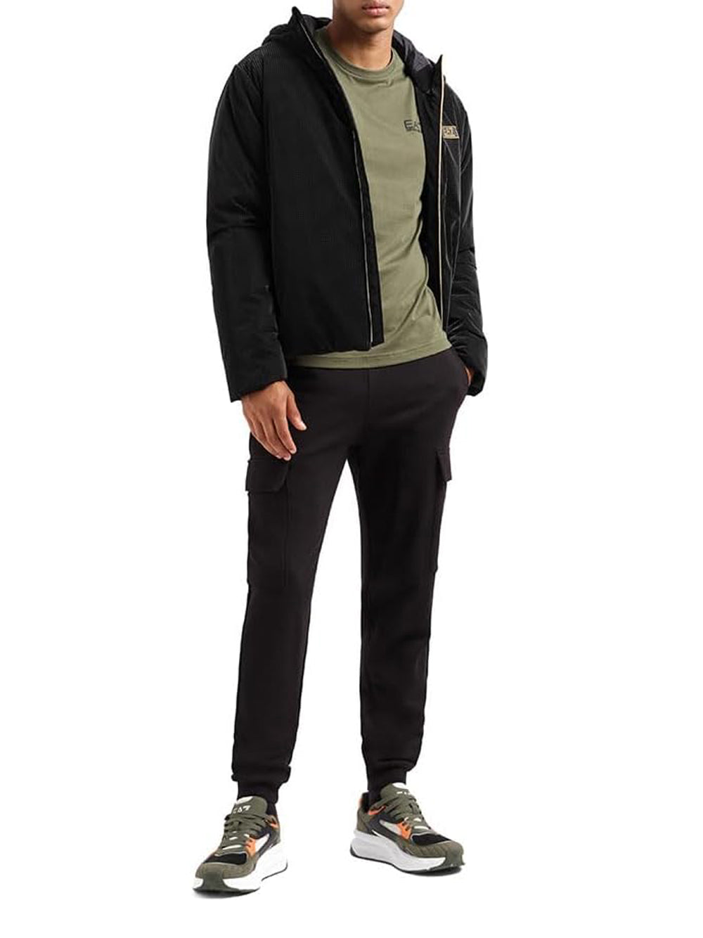 EA7 T-shirt Uomo - Nero modello 8NPT25PJVPZ