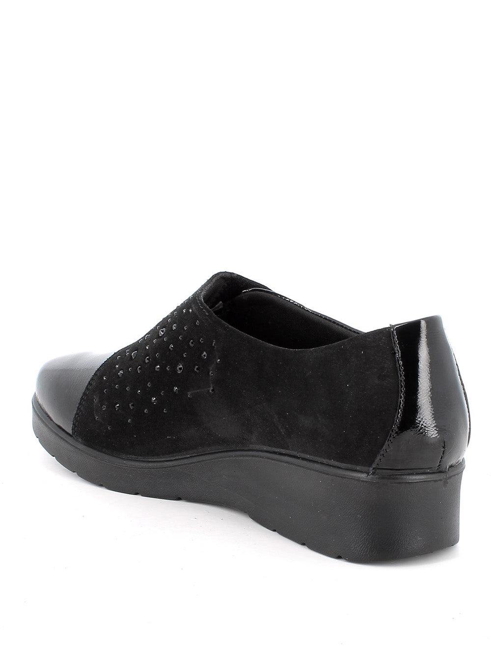 ENVAL SOFT Mocassini con zeppa Donna - Nero modello 8761300