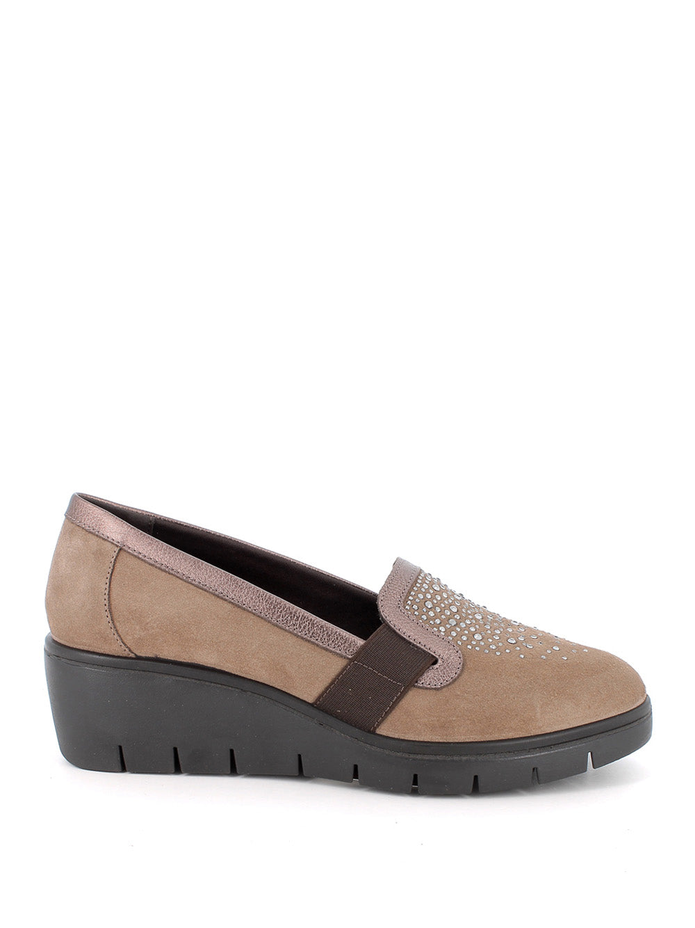 ENVAL SOFT Mocassini con zeppa Donna - Marrone modello 8766111