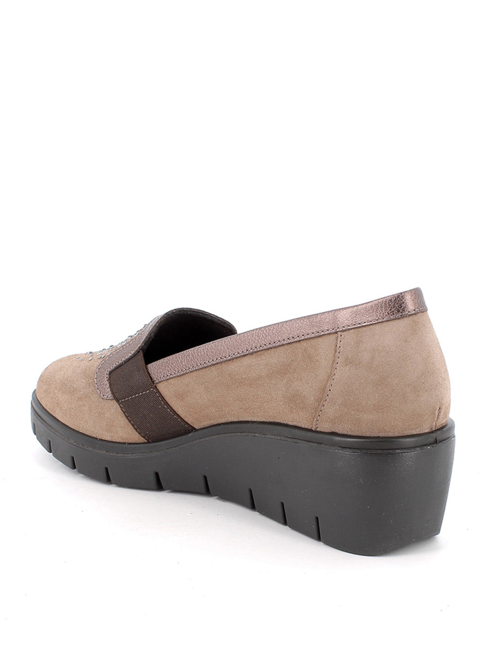 ENVAL SOFT Mocassini con zeppa Donna - Marrone modello 8766111