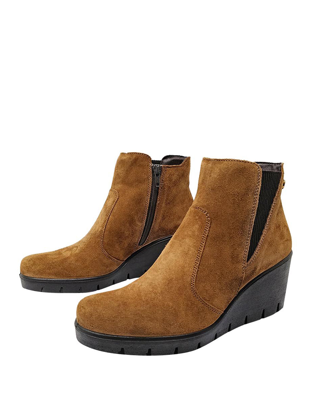 ENVAL SOFT Stivaletti con zeppa Donna - Marrone modello 8769522