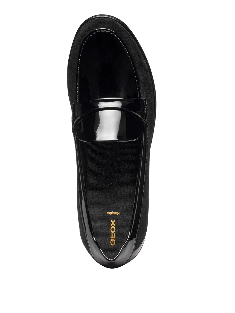 GEOX Mocassini con zeppa Donna - Nero modello D46RAB 2202