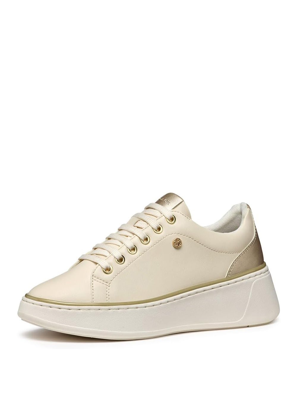 GEOX Sneakers platform Donna - Beige modello D55YHA 054AJ