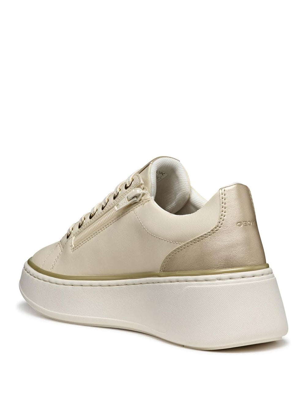 GEOX Sneakers platform Donna - Beige modello D55YHA 054AJ