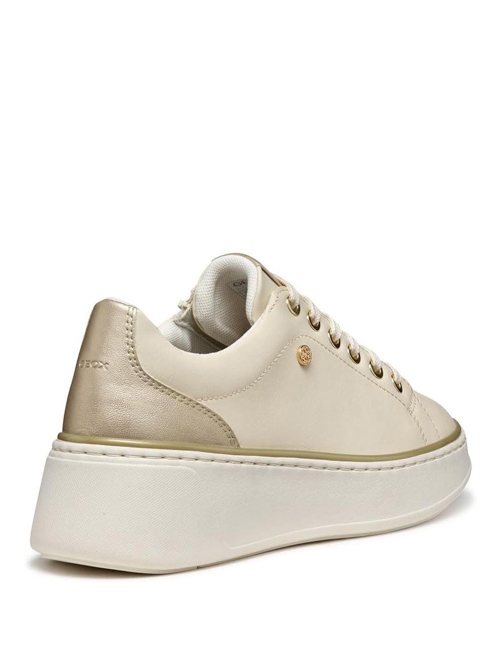 GEOX Sneakers platform Donna - Beige modello D55YHA 054AJ