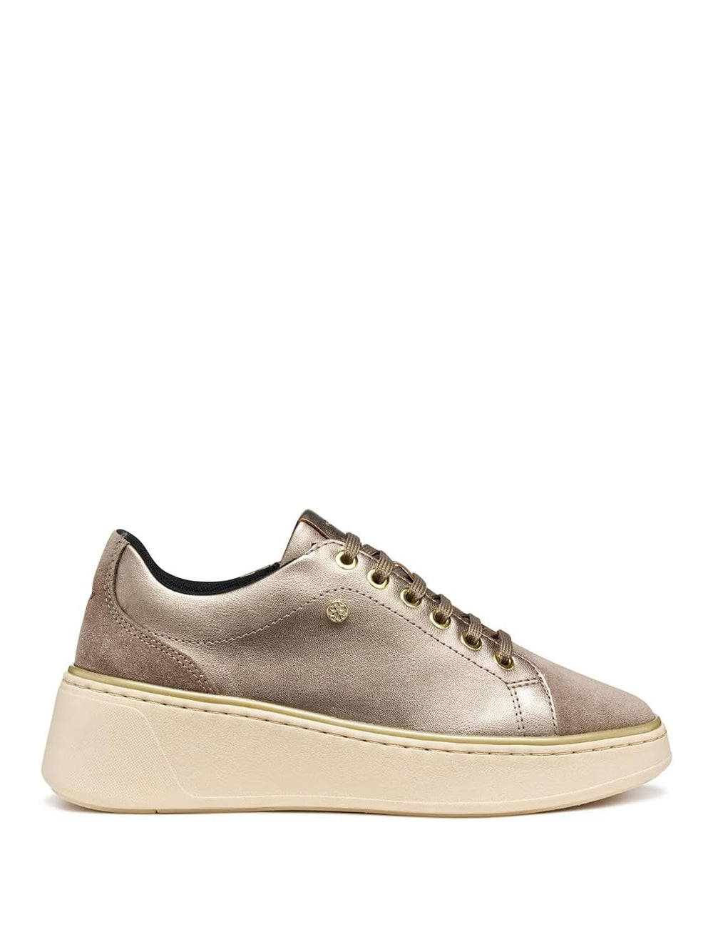 GEOX Sneakers plantare estraibile Donna - Beige modello D55YHA 0AJ22