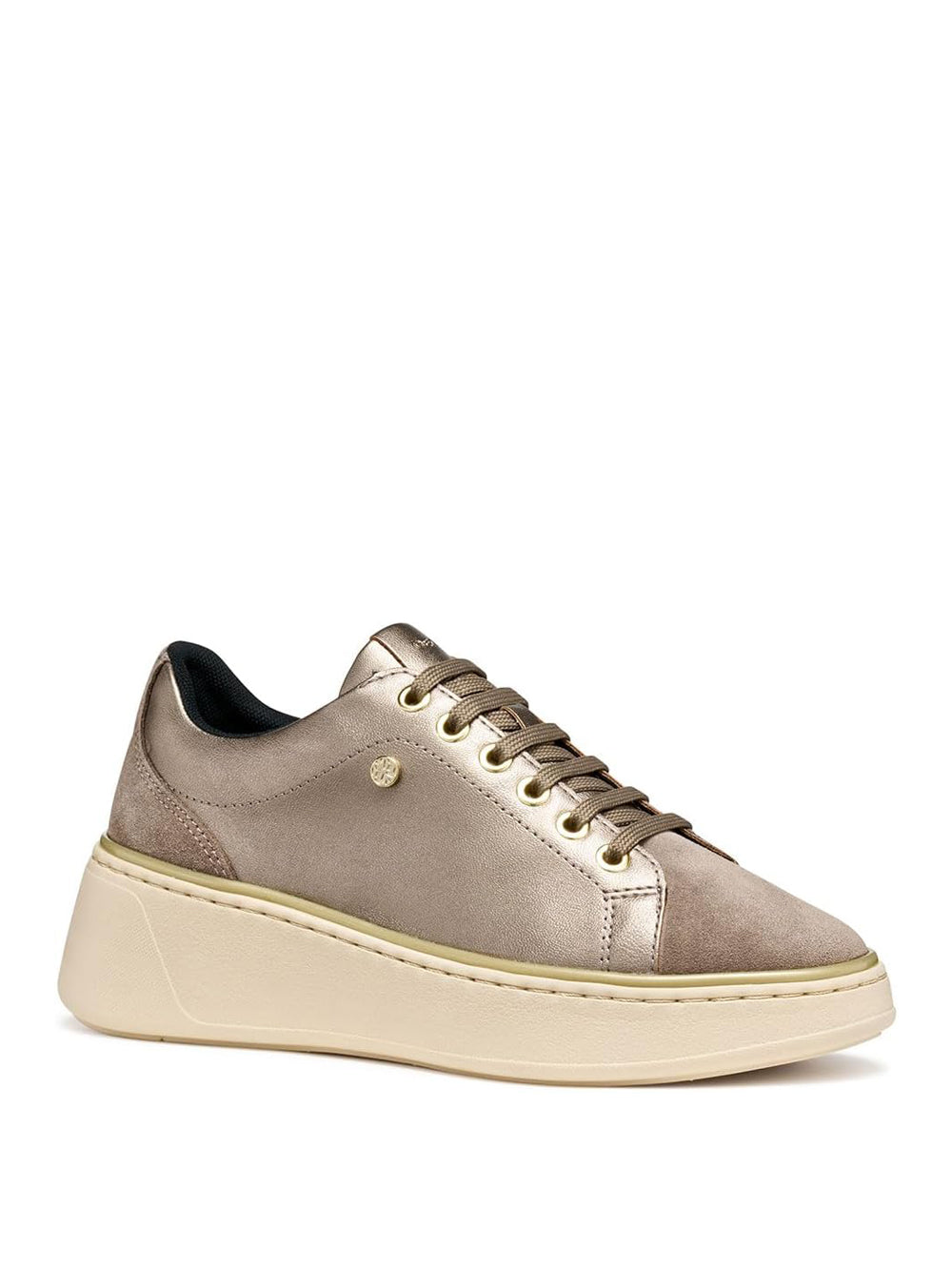 GEOX Sneakers plantare estraibile Donna - Beige modello D55YHA 0AJ22