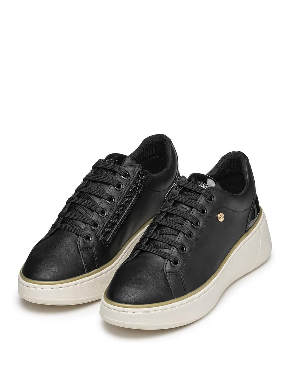 GEOX Sneakers platform Donna - Nero modello D55YHA 5402