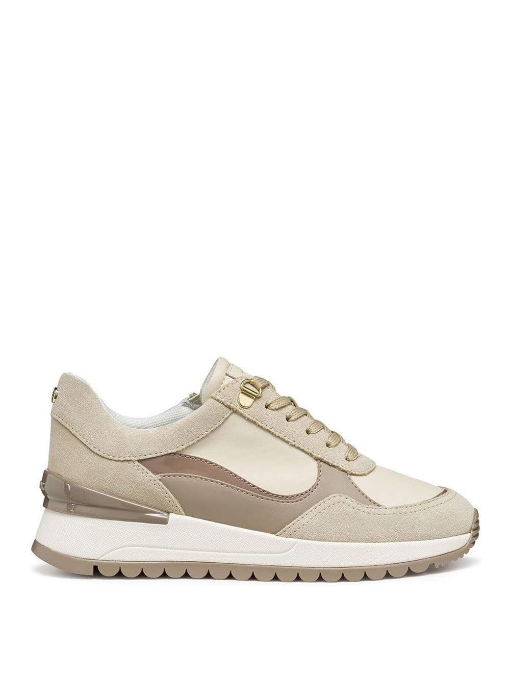 GEOX Sneakers con zeppa Donna - Taupe modello D5600A 2285