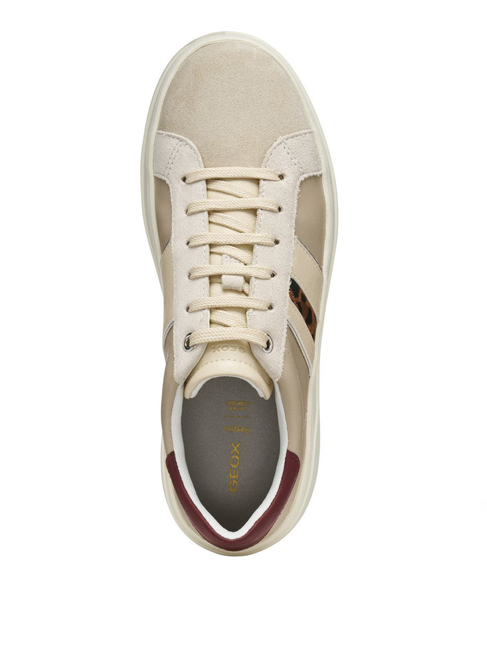 GEOX Sneakers platform Donna - Beige modello D56WVC 000BC