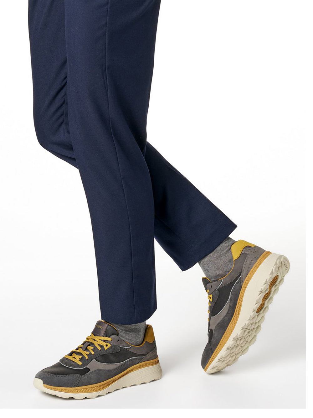 GEOX Sneakers Spherica Uomo - Grigio modello U56HUA 0CQ22