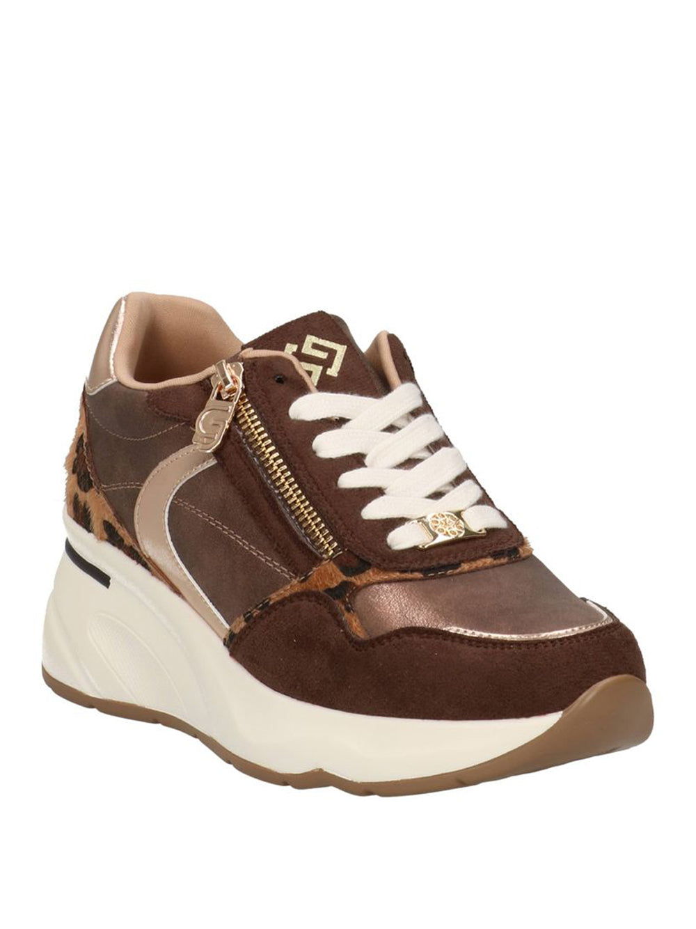 GOLD&GOLD Sneakers Donna - Marrone modello GB1015