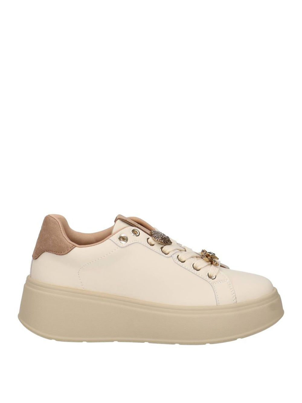 GOLD&GOLD Sneakers Donna - Beige modello GB971