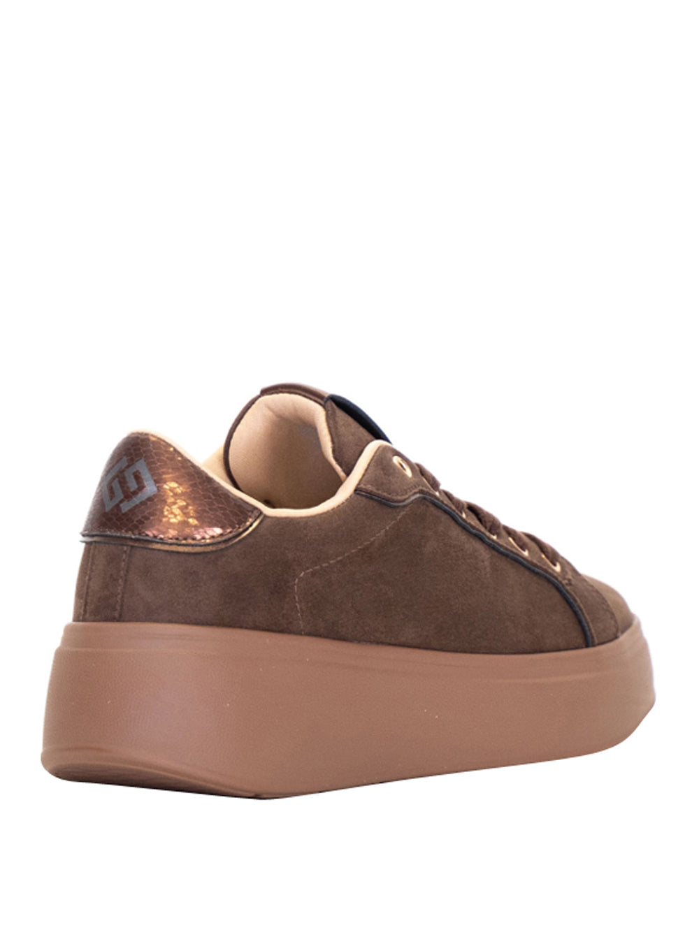 GOLD&GOLD Sneakers Donna - Marrone modello GB973