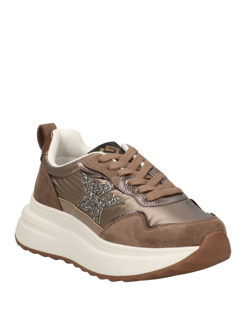 GOLD&GOLD Sneakers Donna - Marrone modello GB980