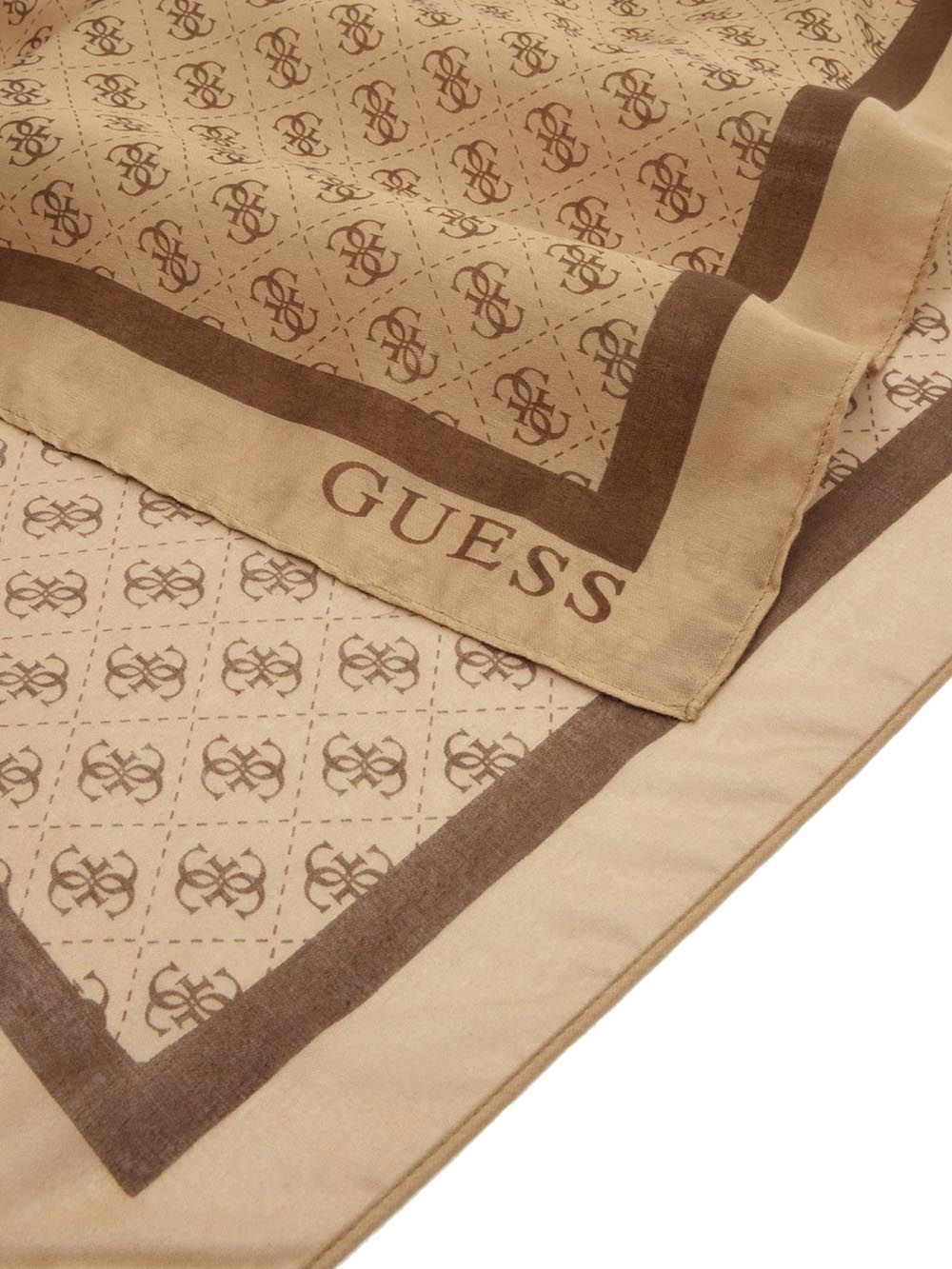 GUESS Sciarpa logato Donna - Marrone modello AW5341POL03