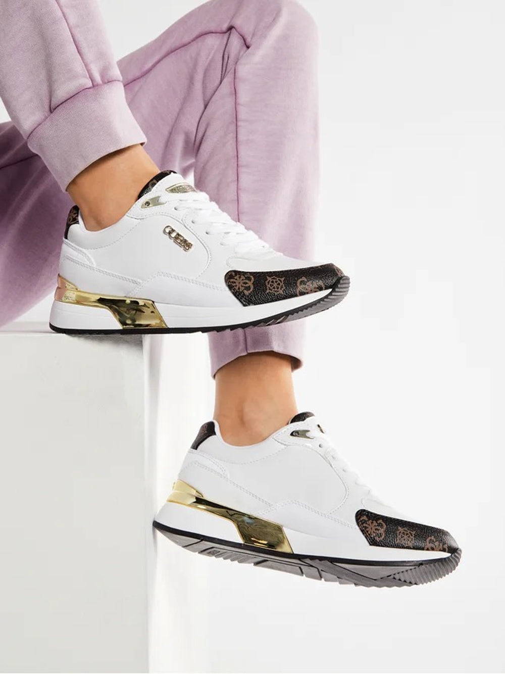 GUESS Sneakers Donna - Bianco modello FL5MOXFAL12