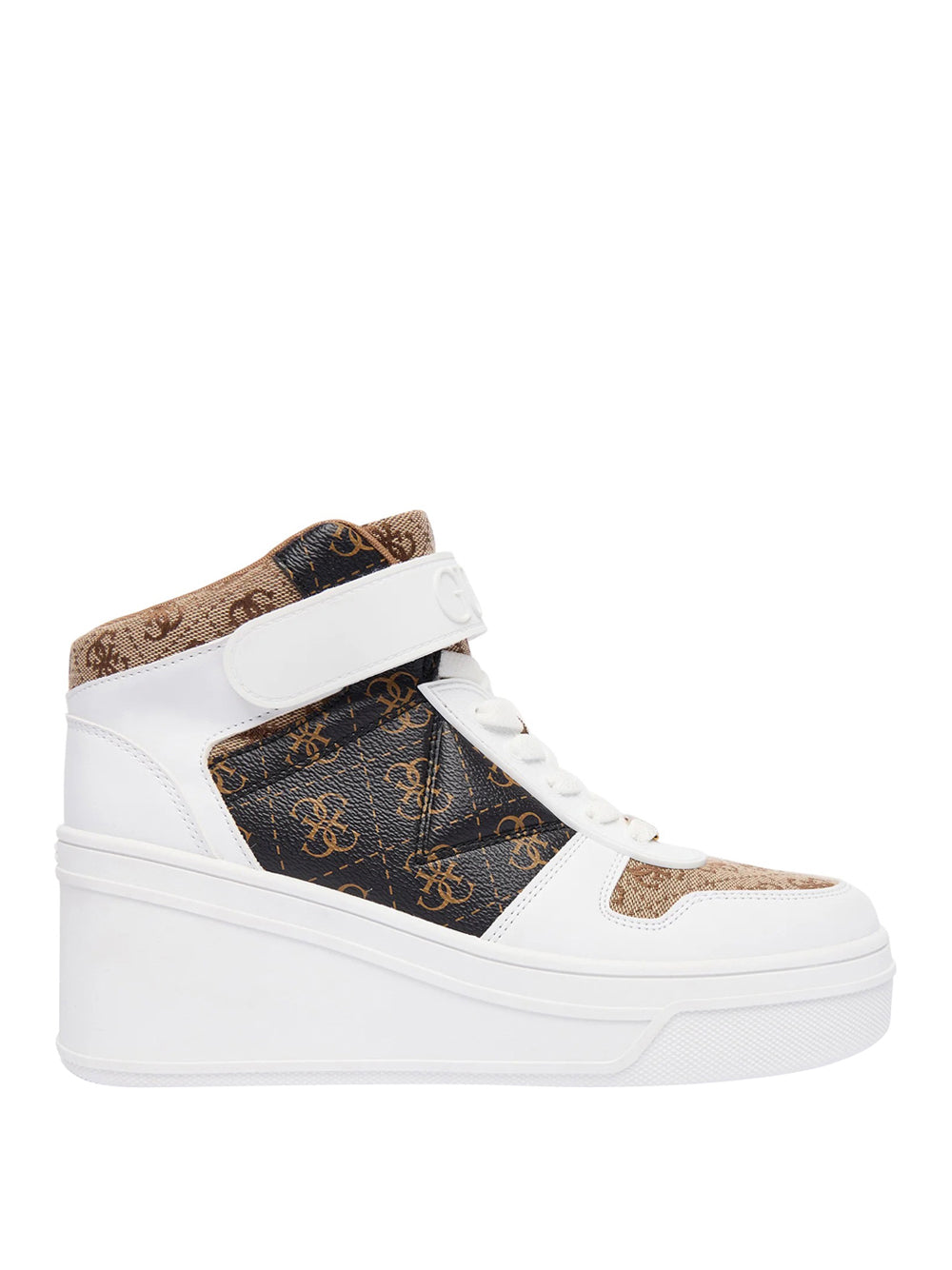 GUESS Sneakers con zeppa Donna - Beige modello FLFRUKFAL12