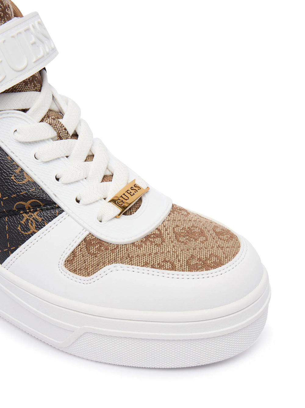 GUESS Sneakers con zeppa Donna - Beige modello FLFRUKFAL12