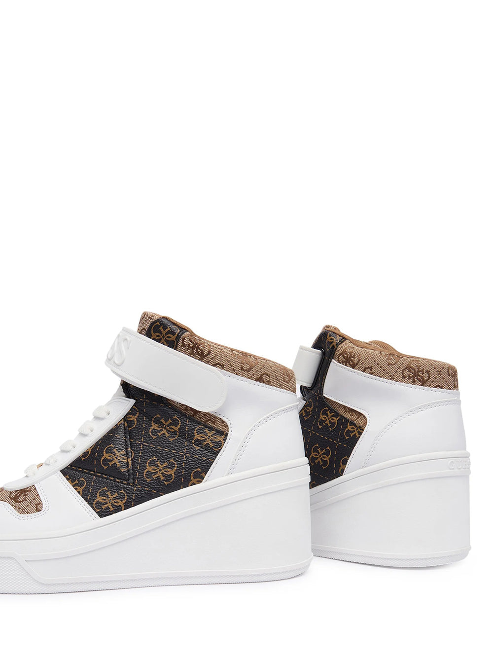 GUESS Sneakers con zeppa Donna - Beige modello FLFRUKFAL12