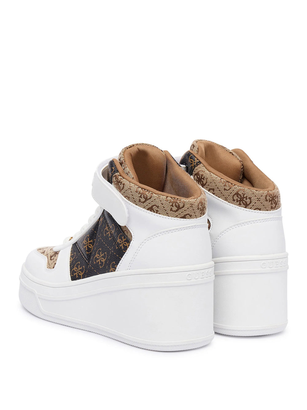 GUESS Sneakers con zeppa Donna - Beige modello FLFRUKFAL12