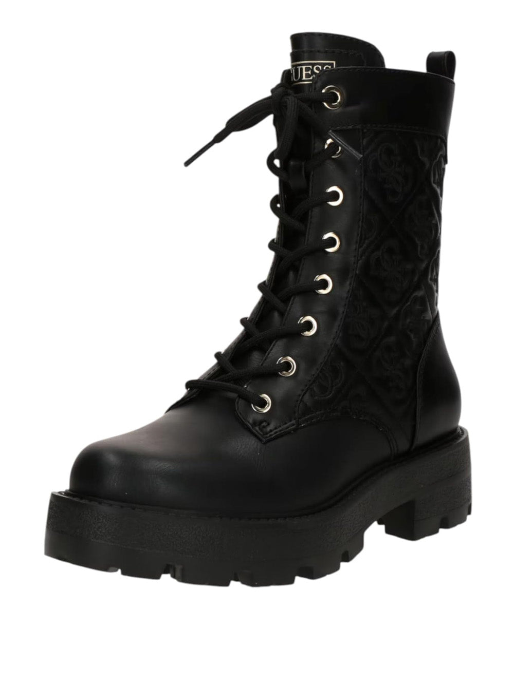 GUESS Stivaletti anfibio Donna - Nero modello FLTYANELE10