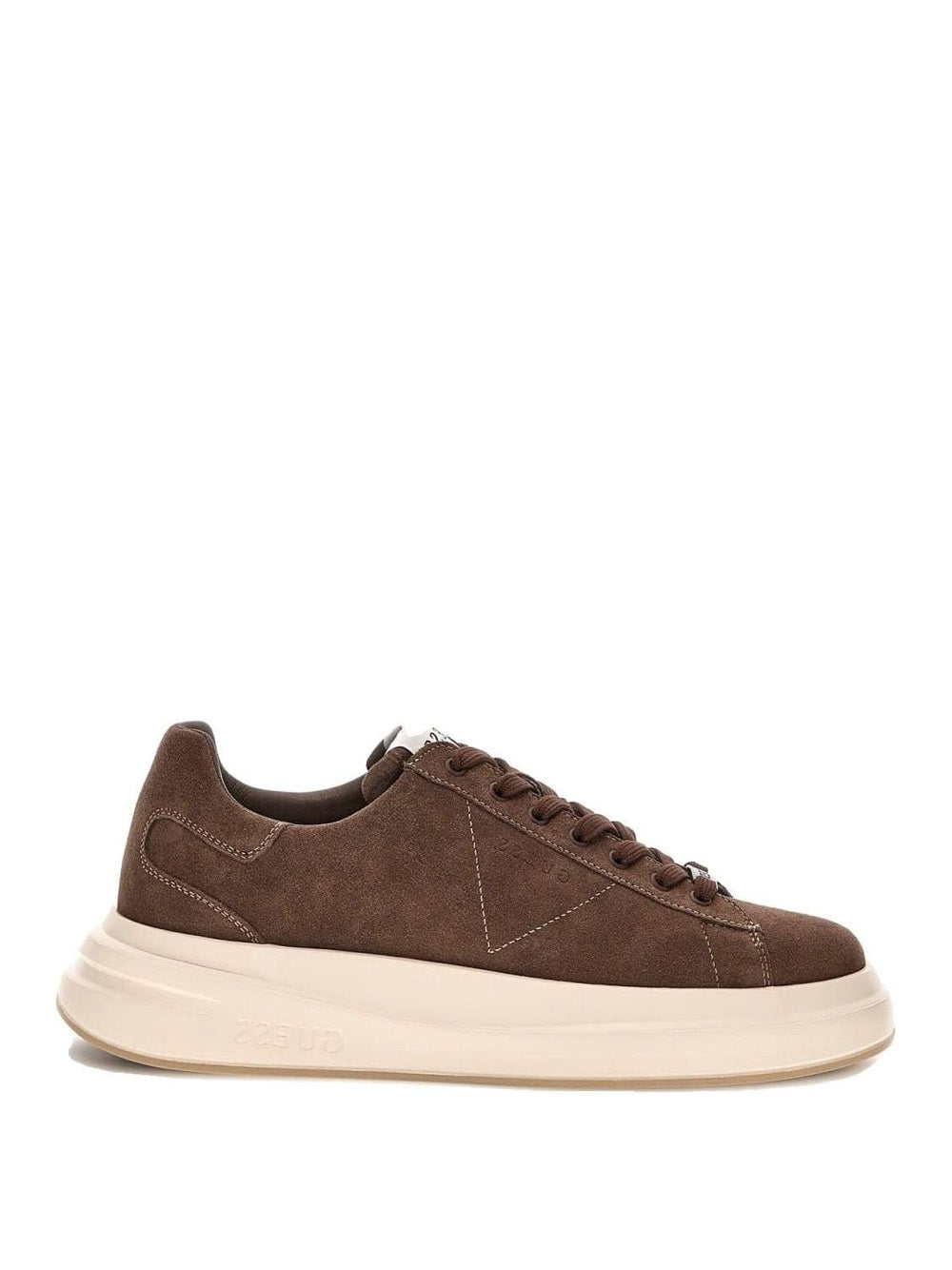 GUESS Sneakers platform Uomo - Marrone modello FMFLBASUE12