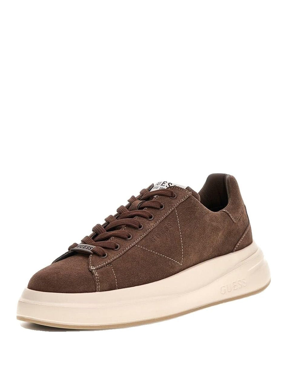 GUESS Sneakers platform Uomo - Marrone modello FMFLBASUE12