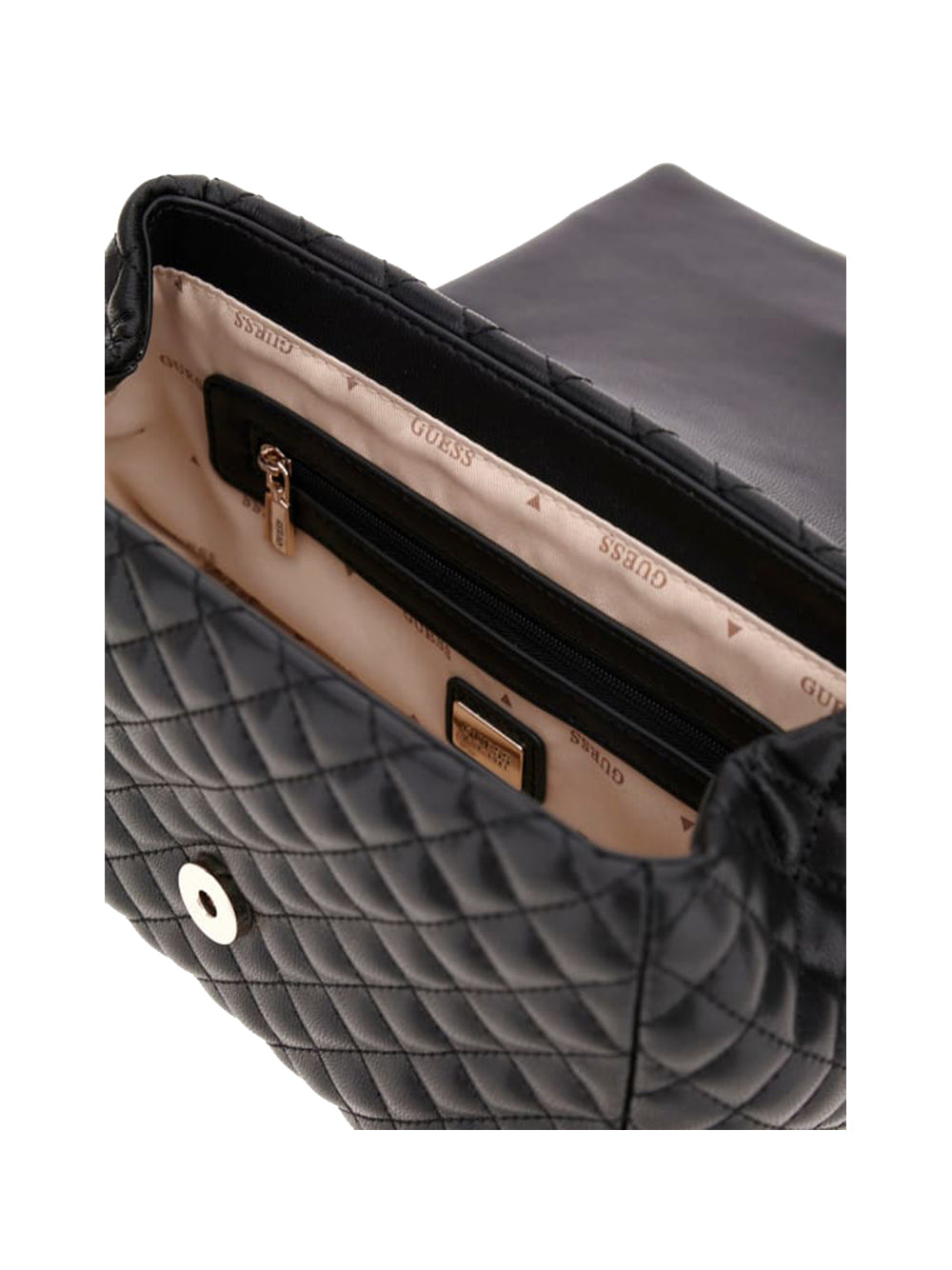 GUESS Borsa a Mano Trapuntata Donna - Nero modello HWEG8679210