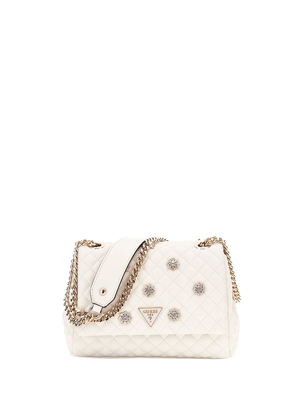GUESS Borsa a Spalla Trapuntata Donna - Bianco modello HWEG8679210
