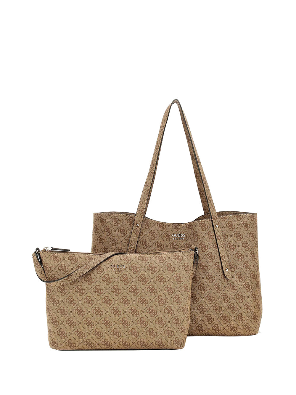 GUESS Borsa Shopping logato Donna - Marrone modello HWLG9648230