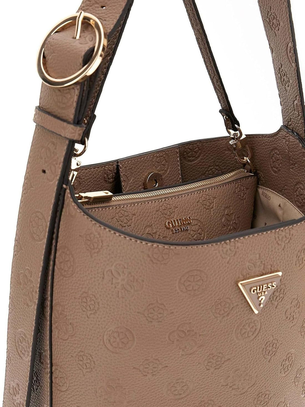 GUESS Borsa a Spalla Donna - Taupe modello HWPD9888040