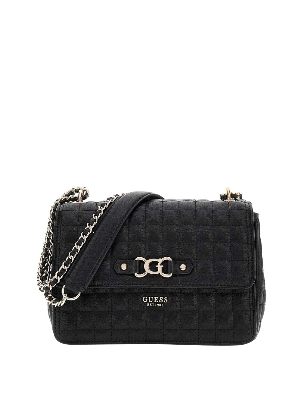 GUESS Borsa a Tracolla Trapuntata Donna - Nero modello HWQG8424210