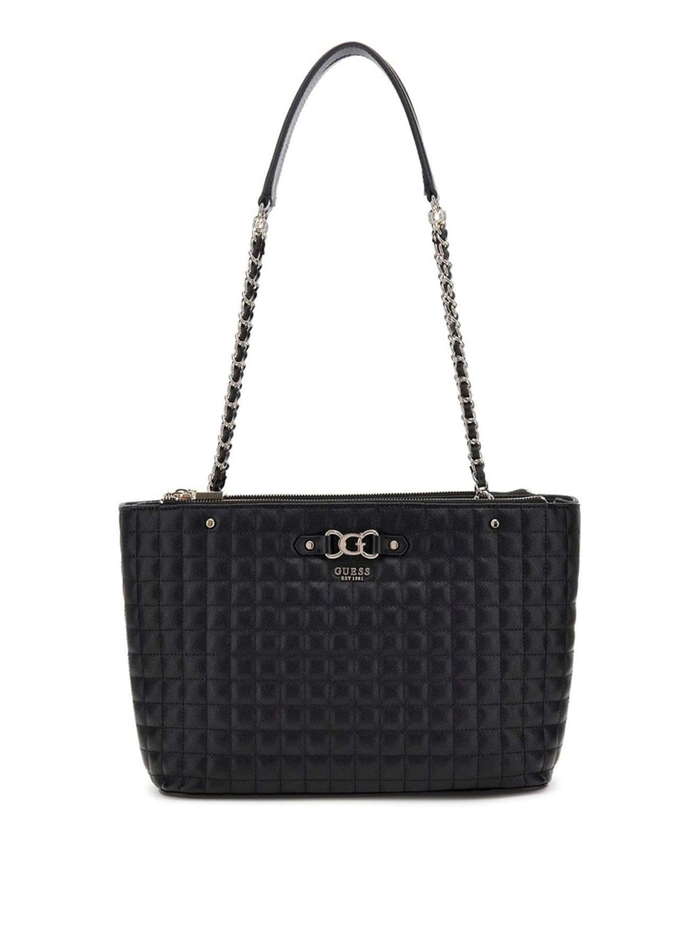 GUESS Borsa a Spalla Trapuntata Donna - Nero modello HWQG8424220