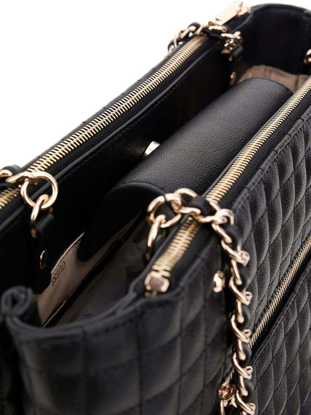 GUESS Borsa a Spalla Trapuntata Donna - Nero modello HWQG8424220