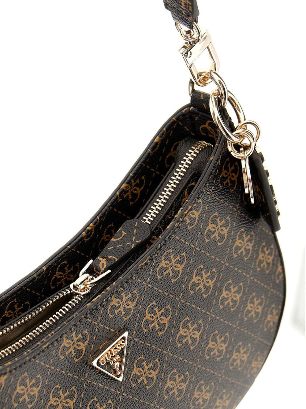 GUESS Borsa a Spalla logato Donna - Marrone modello HWQG9672180