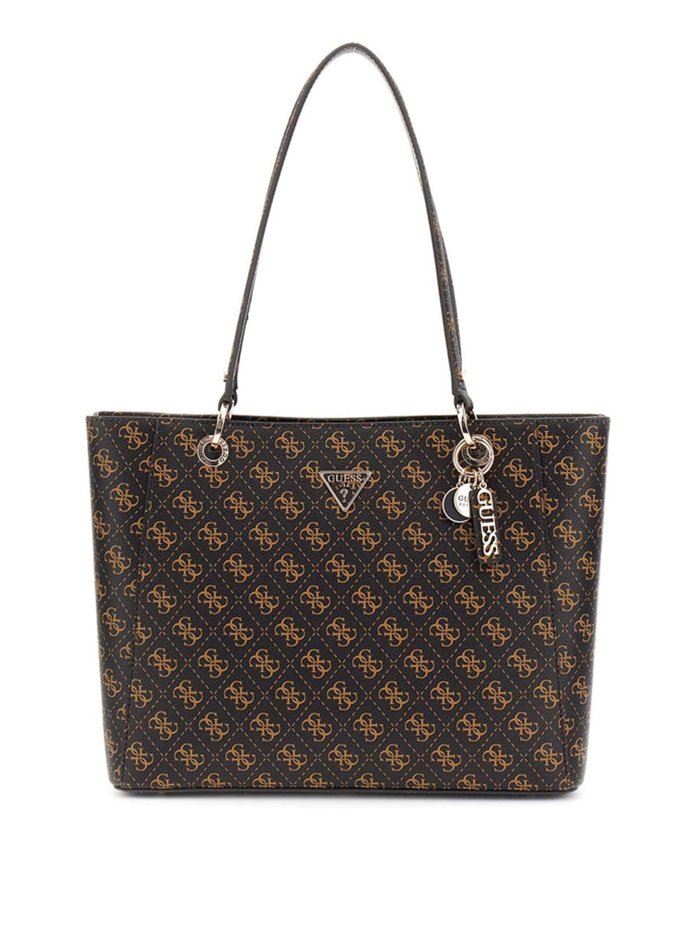 GUESS Borsa Shopping logato Donna - Marrone modello HWQG9672250