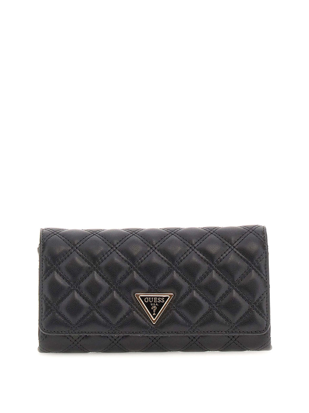 GUESS Borsa a Tracolla Trapuntata Donna - Nero modello HWQG9673750