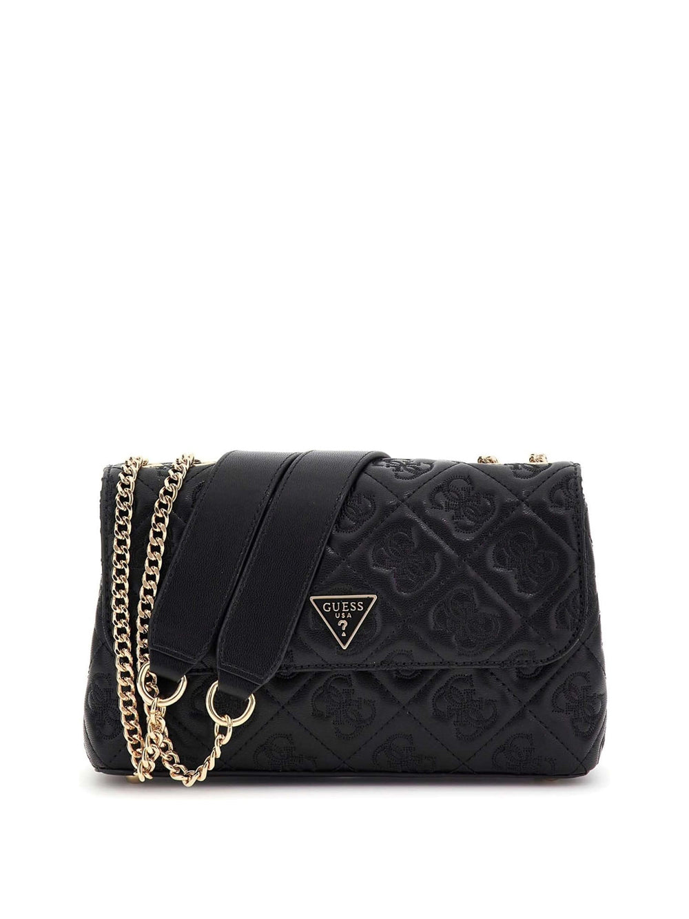 GUESS Borsa a Tracolla Trapuntata Donna - Nero modello HWQL9658210
