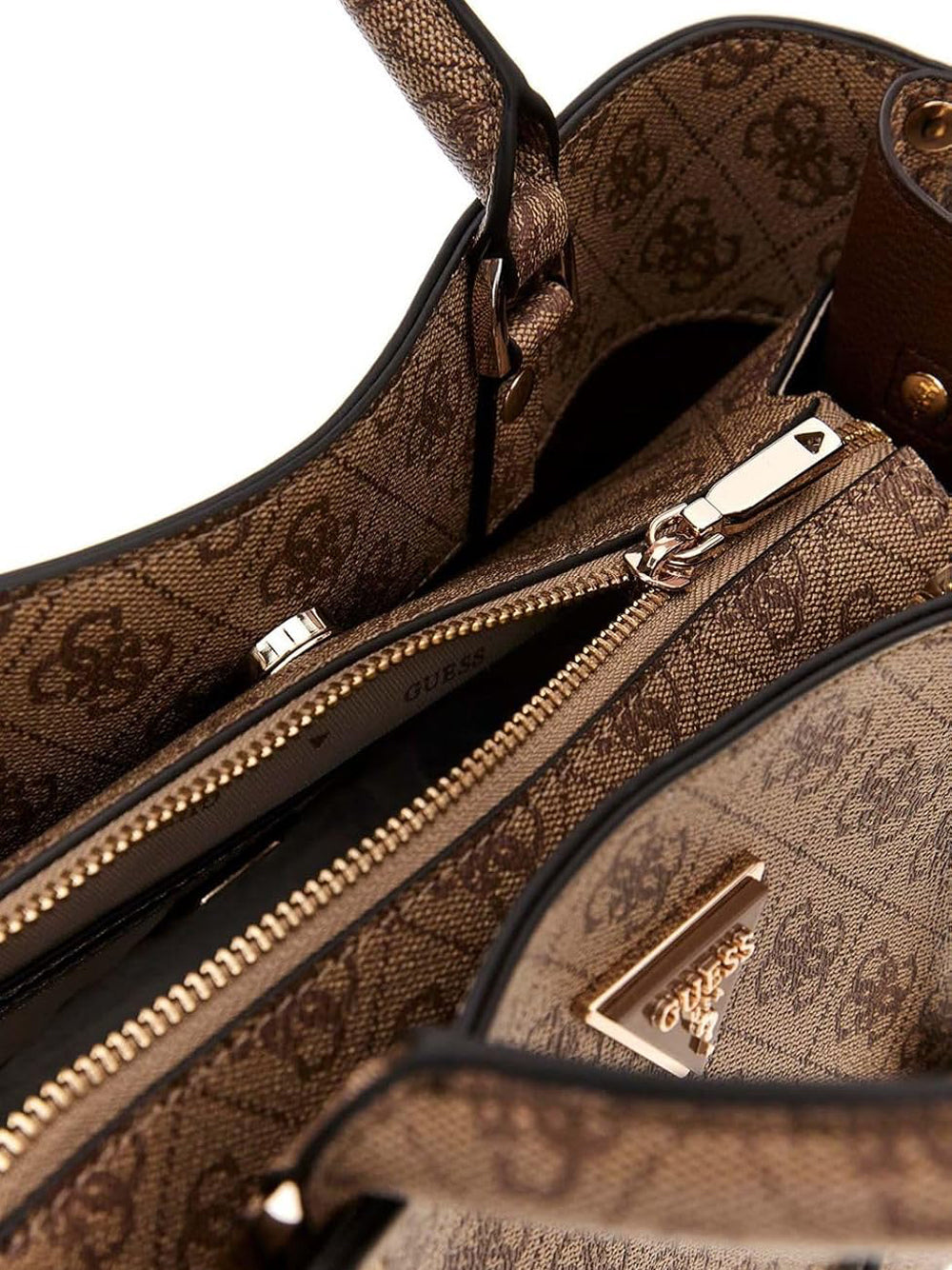 GUESS Borsa a Mano logato Donna - Marrone modello HWSG6974060