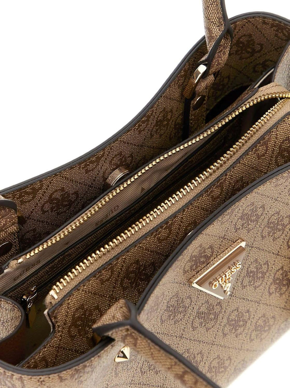 GUESS Borsa a Spalla logato Donna - Marrone modello HWSG6974090